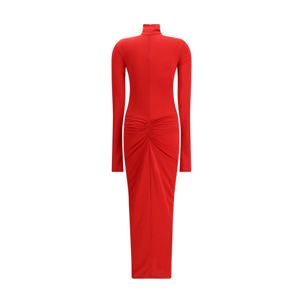 The Andamane Red Polyester Cocktail Dress