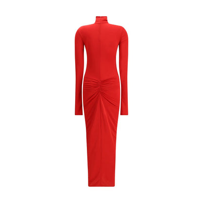 The Andamane Red Polyester Cocktail Dress