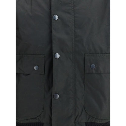 Barbour International Black Cotton Shell Jacket