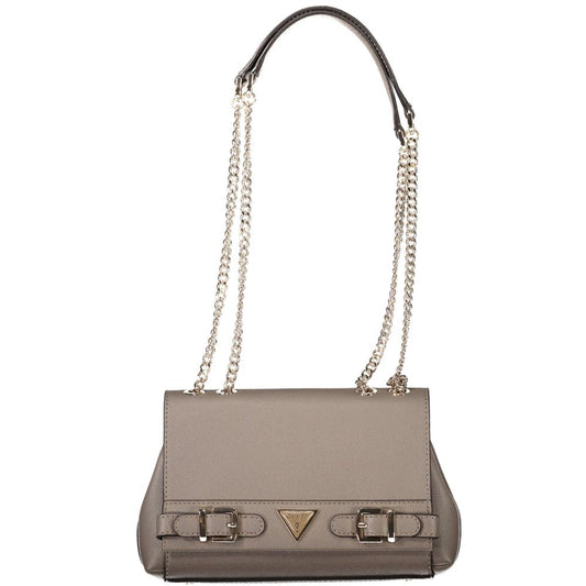 Guess Jeans Brown Polyethylene Handbag