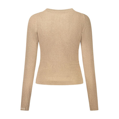 Pepe Jeans Beige Cotton Women Sweater