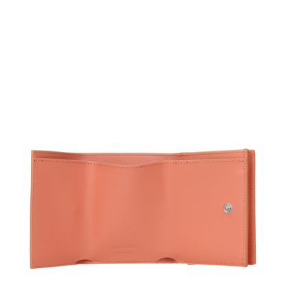Jil Sander Pink Leather Wallet
