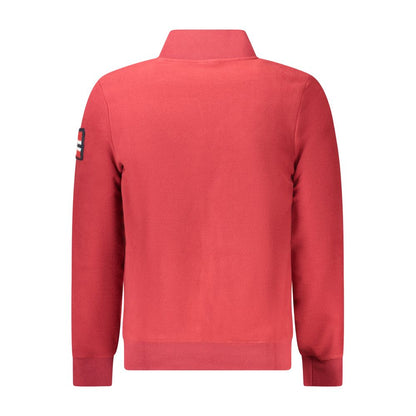 Norway 1963 Red Polyester Men Sweater