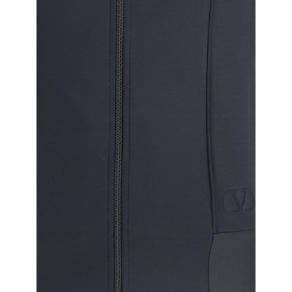 Valentino Black Polyester Sweatshirt