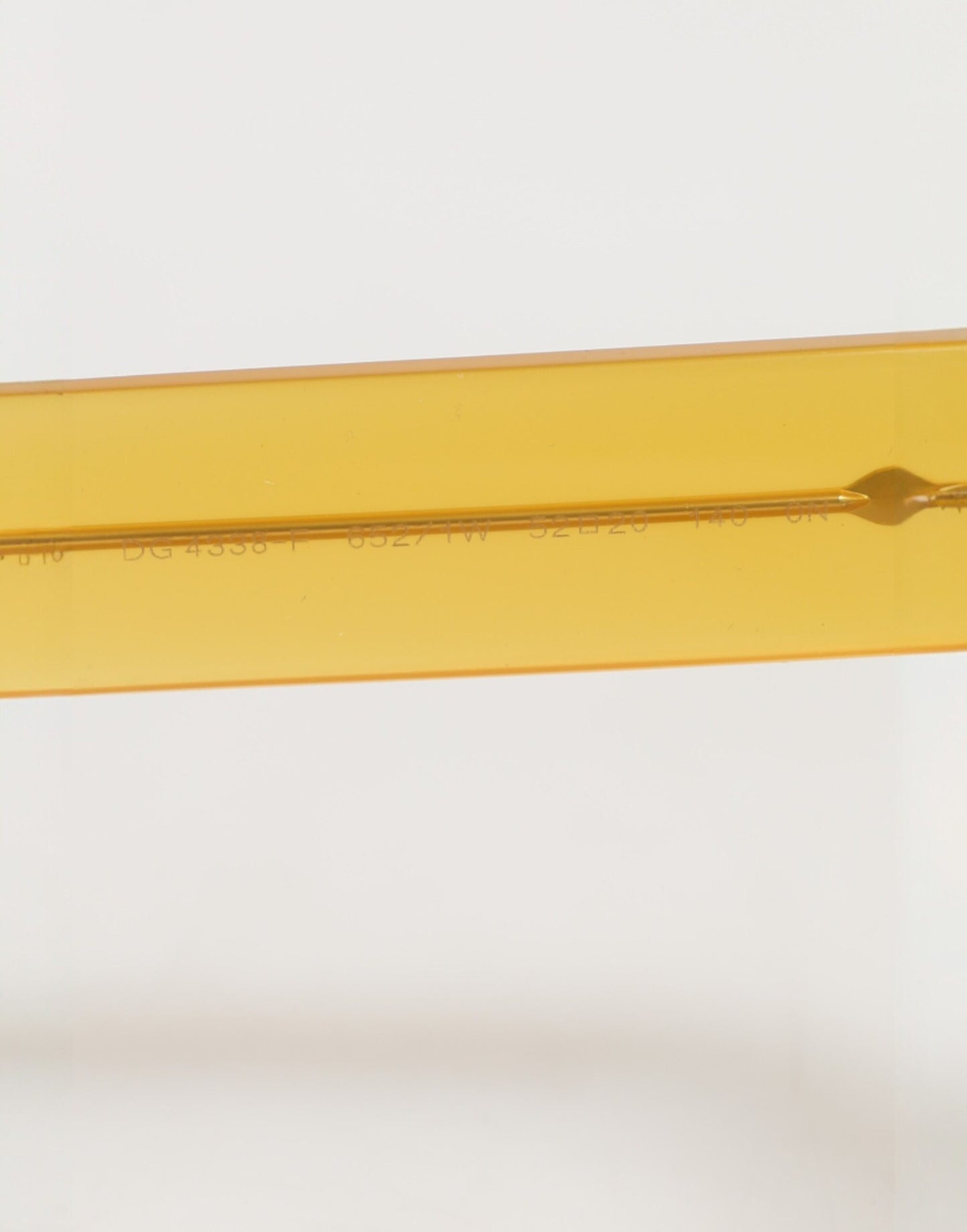 Dolce & Gabbana Yellow Acetate Eccentric Sartorial Sunglasses