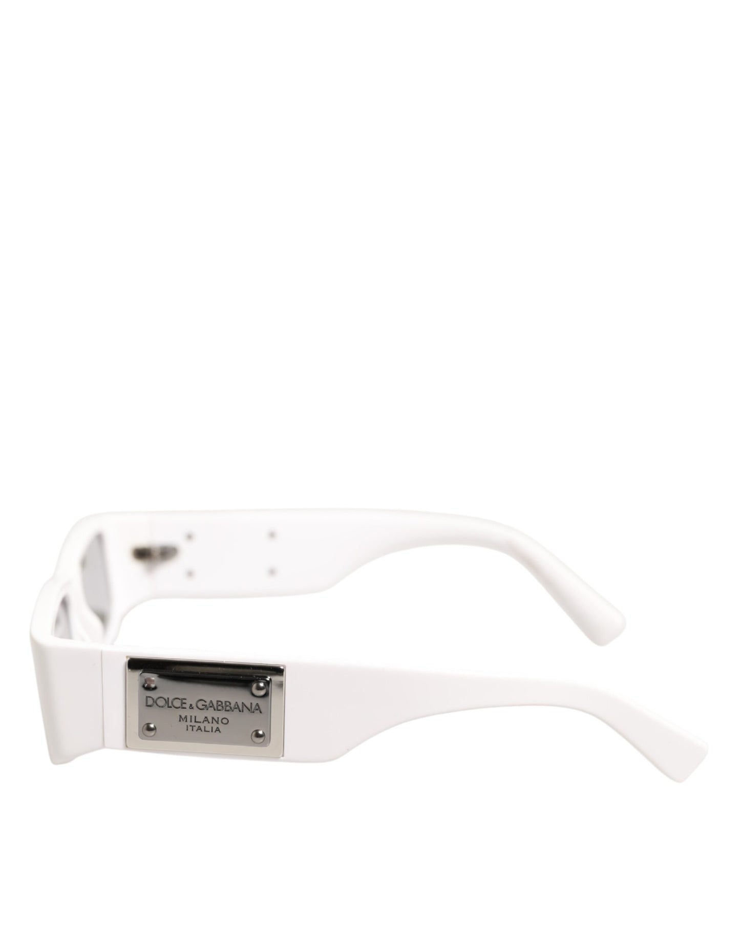 Dolce & Gabbana White Frame Re-Edition Shades Eyewear Sunglasses