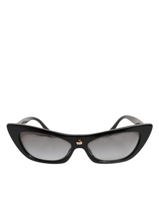 Dolce & Gabbana Black Re-Edition DNA Cat-Eye Frame Sunglasses