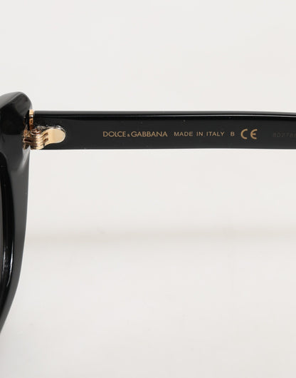 Dolce & Gabbana Black Re-Edition DNA Cat-Eye Frame Sunglasses