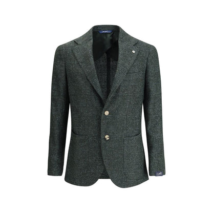 Gi Capri Green Fleece Wool Blazer
