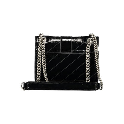 Gaelle Paris Black Polyethylene Handbag