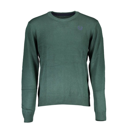 Gianmarco Venturi Verde Cotton Men's Sweater