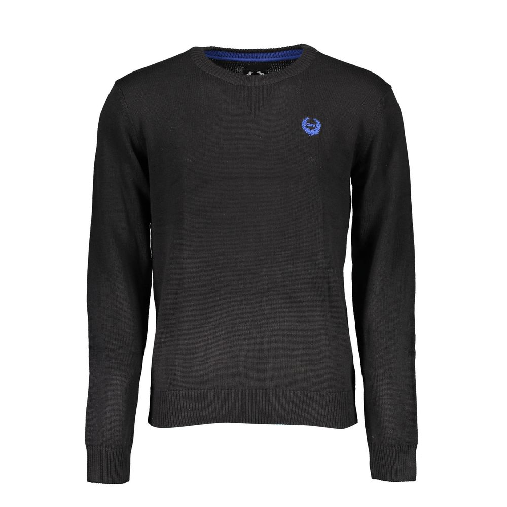Gianmarco Venturi Black Cotton Sweater