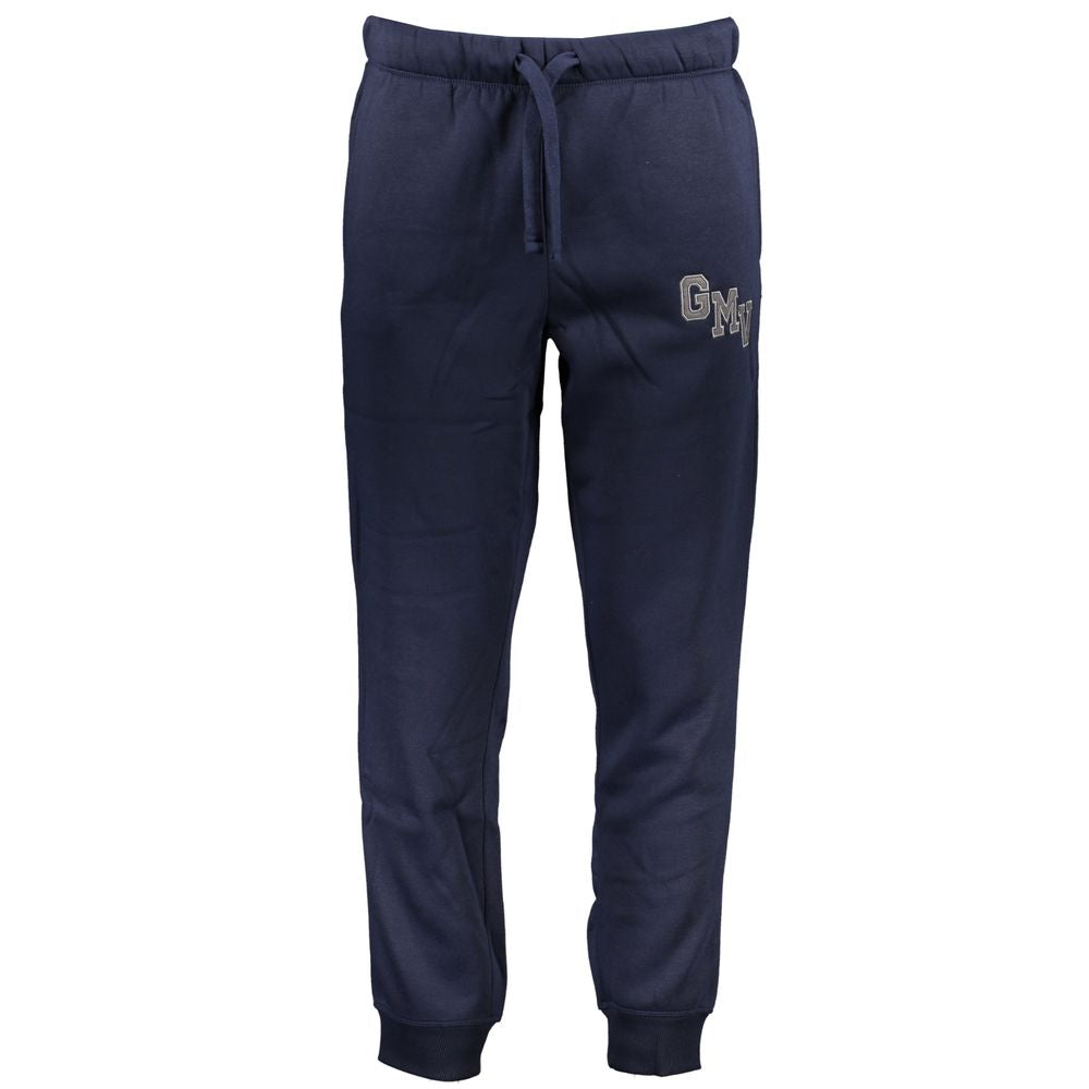 Gianmarco Venturi Blu Polyester Men's Sports Trouser