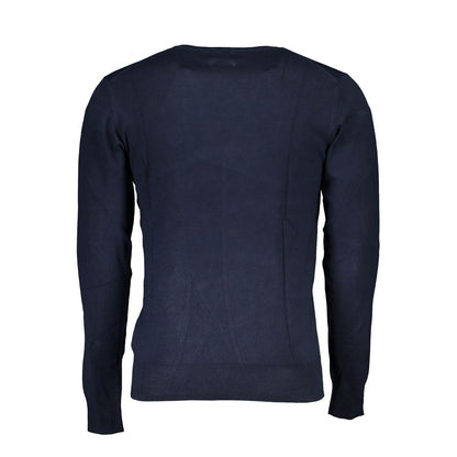 Gianmarco Venturi Blue Viscose Men Sweater