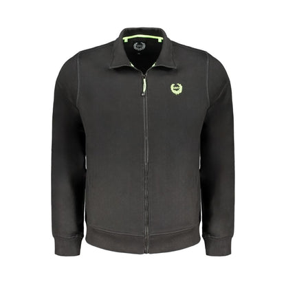 Gianmarco Venturi Black Cotton Men's Sweatshirt