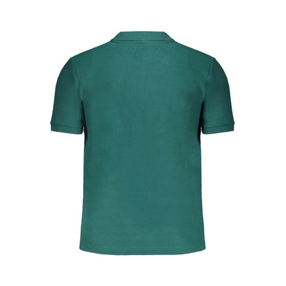 Gianmarco Venturi Green Cotton Polo Shirt
