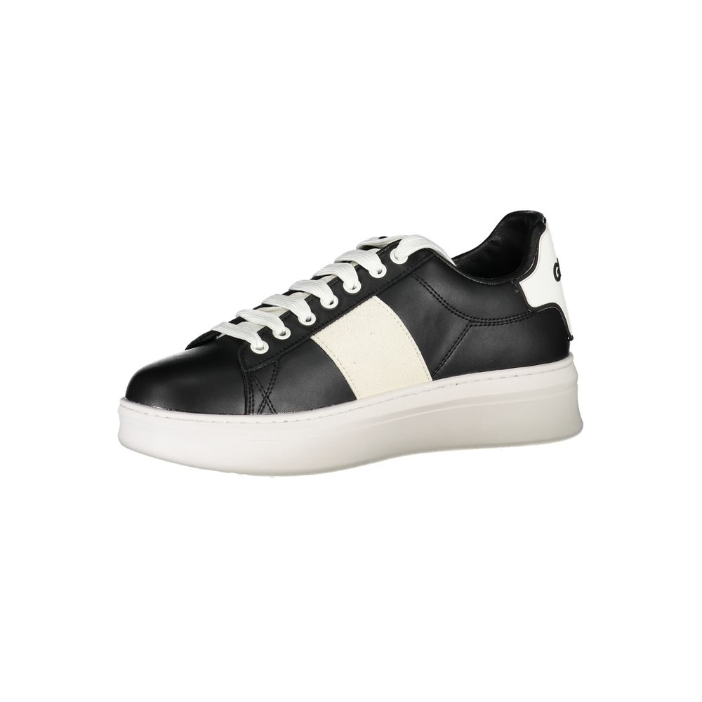 Gaelle Paris Black Polyethylene Sneaker