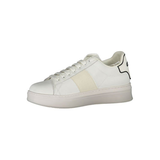 Gaelle Paris White Polyethylene Sneaker