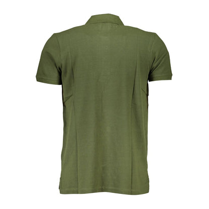 Gianmarco Venturi Green Cotton Polo Shirt