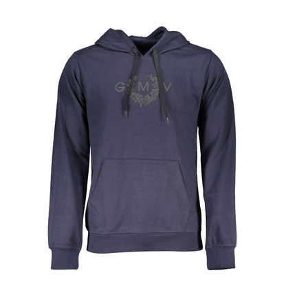 Gianmarco Venturi Blue Cotton Sweatshirt