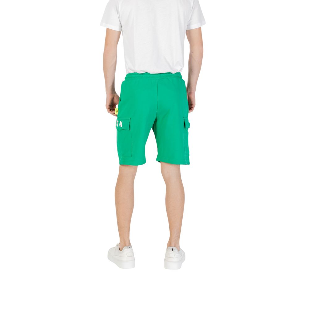 Icon Bicolor Cotton Bermuda Shorts