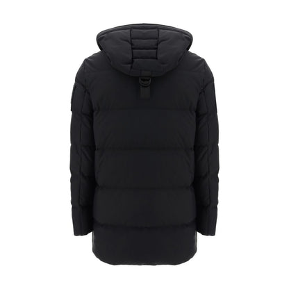Moose Knuckles Black Nylon Parka