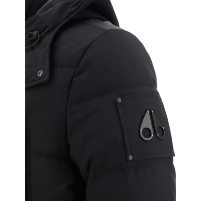 Moose Knuckles Black Nylon Parka