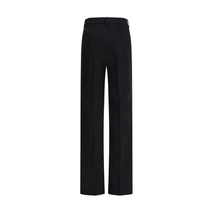 Max Mara Black Camel Hair  Casual Pants