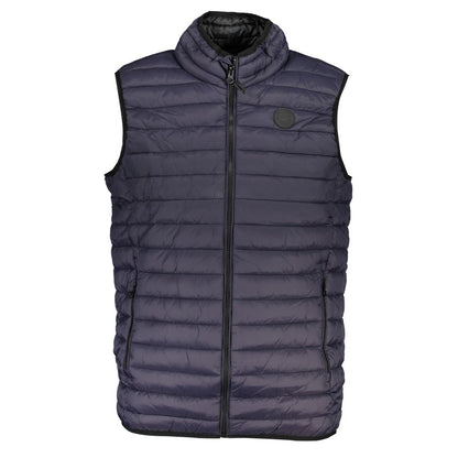 Gianmarco Venturi Blu Poliammide Men's Gilet