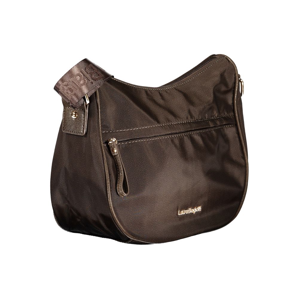 Laura Biagiotti Brown Polyester Handbag
