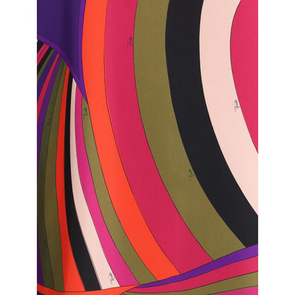 Emilio Pucci Multicolor Silk Casual Dress