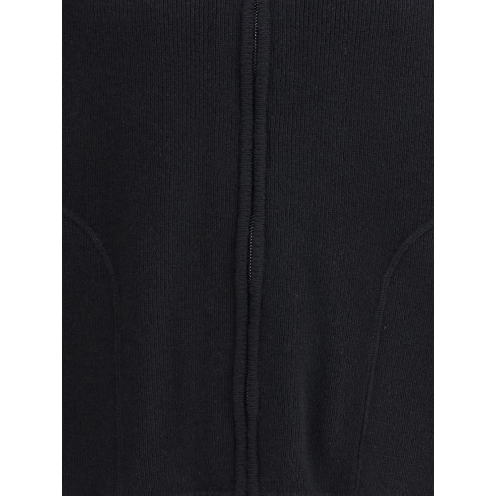 Roberto Collina Black Wool Sweatshirt