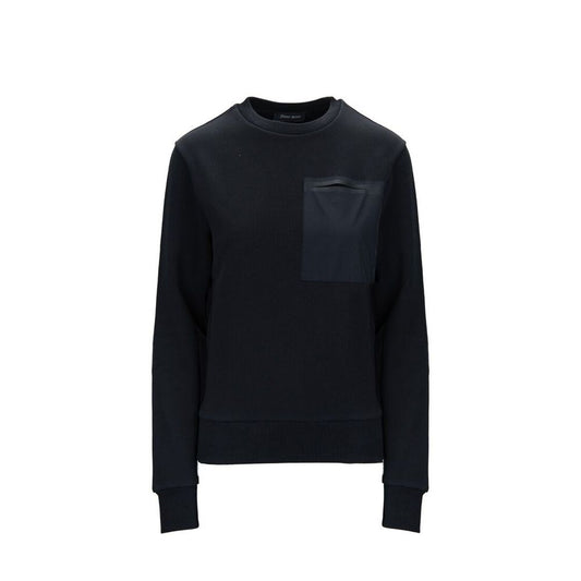 Herno Blue Cotton Sweatshirt