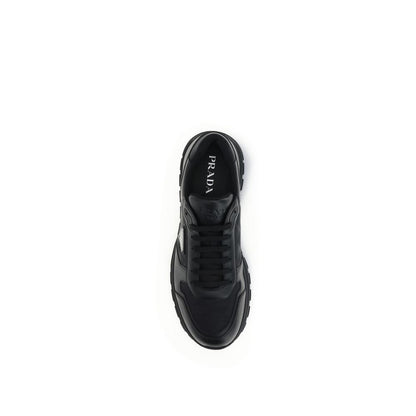 Prada Black Recycled Polyamide Athletic Sneakers