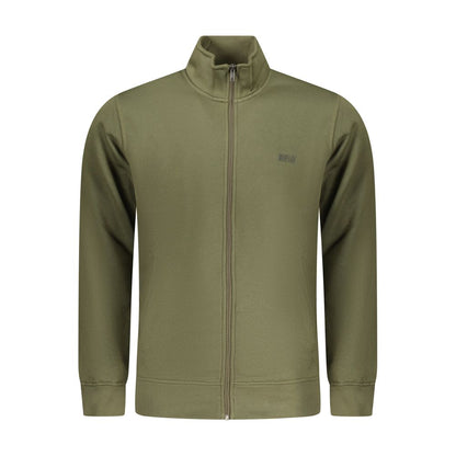 Rifle Green Cotton Men Sweater