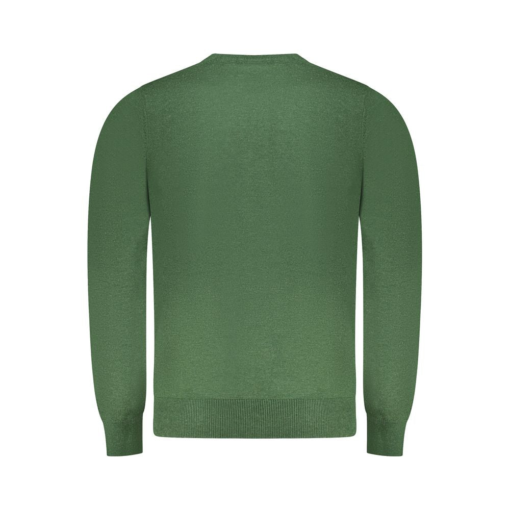 Rifle Green Wool Men Sweater