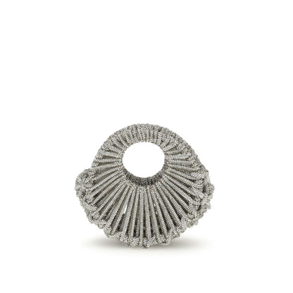 HIBOURAMA Silver Resin Handbag