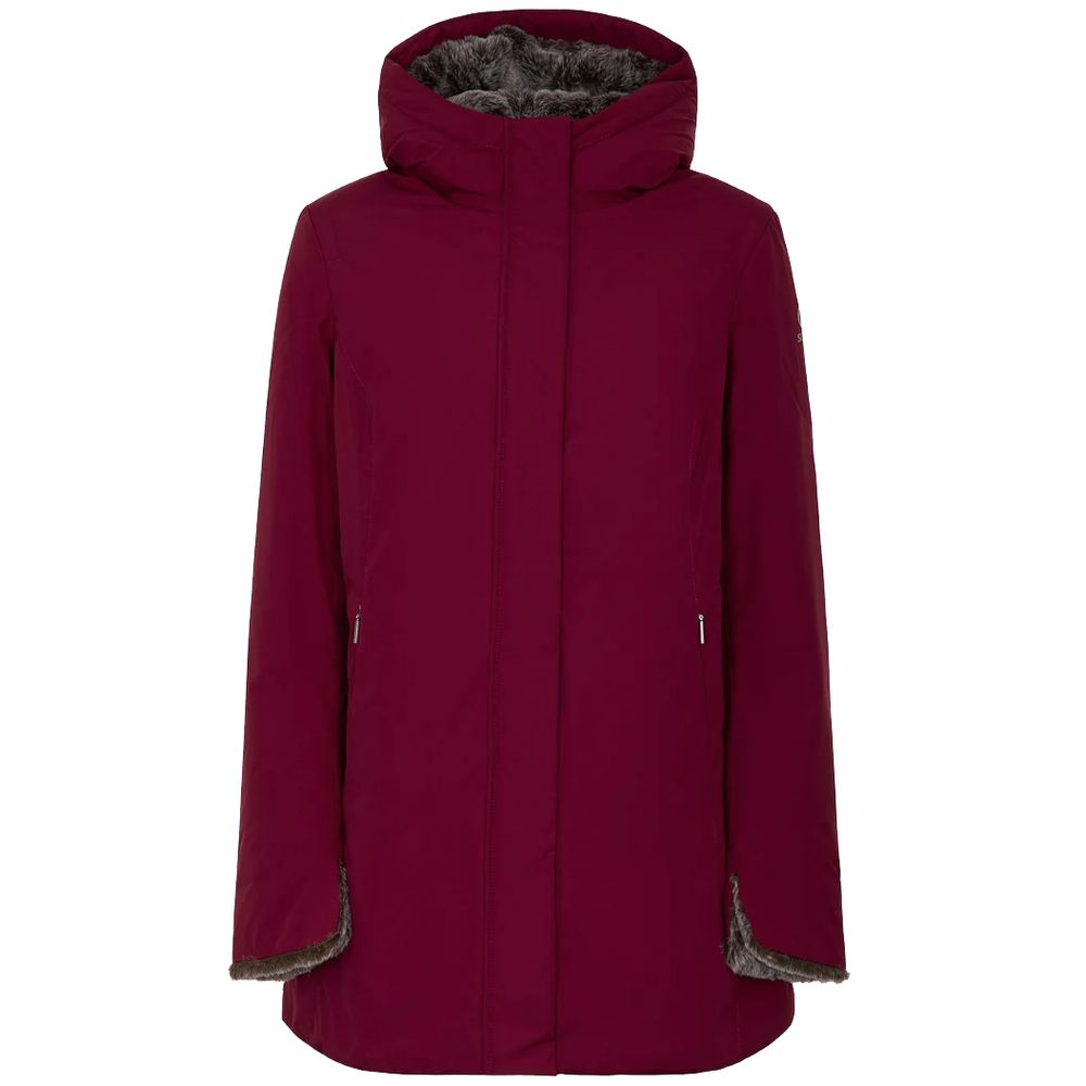 Suns Red Polyester Jackets & Coat