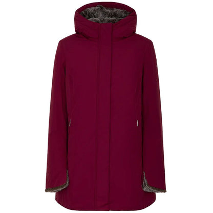 Suns Red Polyester Jackets & Coat