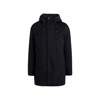Herno Black Cashmere Coat