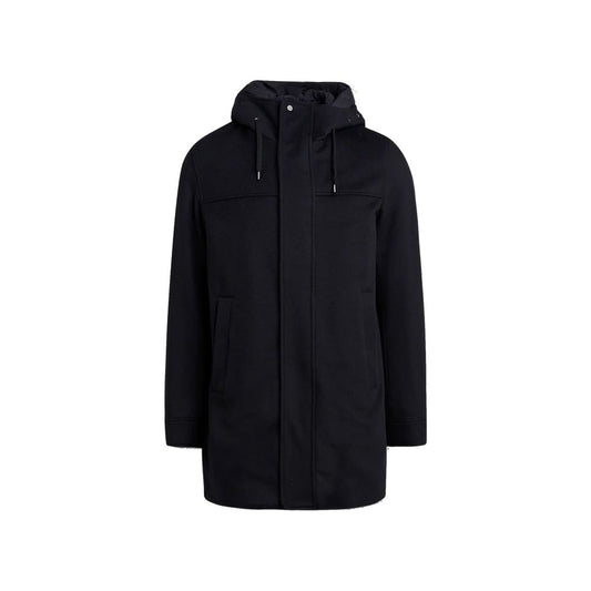 Herno Black Cashmere Coat