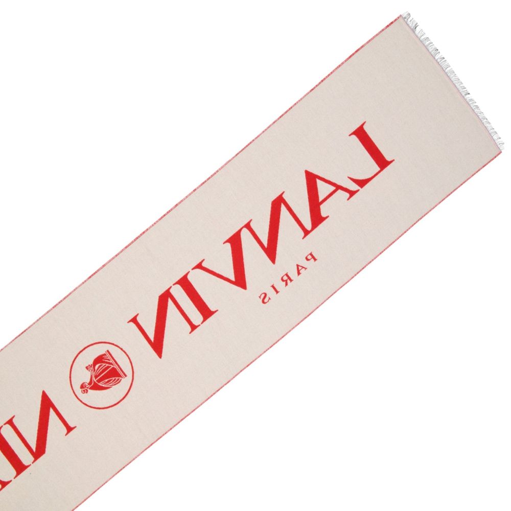 Lanvin Blue Silk Scarf