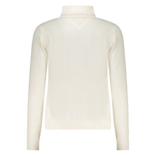 Tommy Hilfiger White Cotton Women Sweater