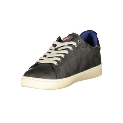 Norway 1963 Black Polyester Men Sneaker