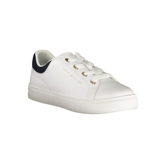 Tommy Hilfiger White Leather Women Sneaker