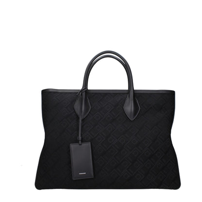 Salvatore Ferragamo Black Fabric Handbag
