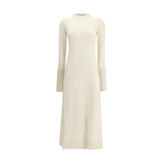 SA SU PHI White Cashmere Casual Dress