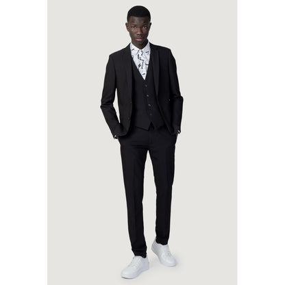 Antony Morato Black Polyester Blazer