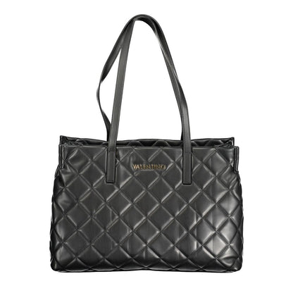 Mario Valentino Nero Poliuretano Woman Shoulder Bag