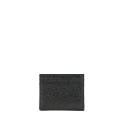 Valentino Garavani Black Calf Leather Bos Taurus Wallet